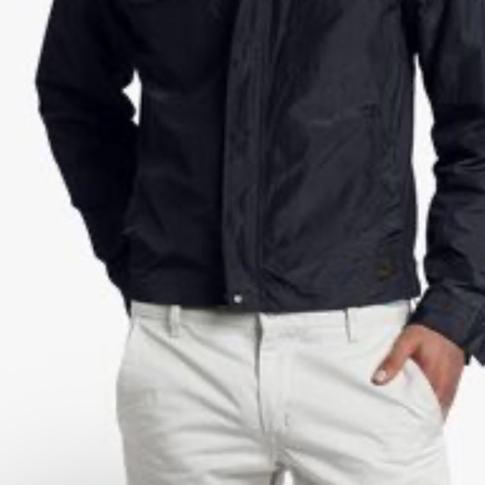 Men's Classic Black Windbreaker jacket size S